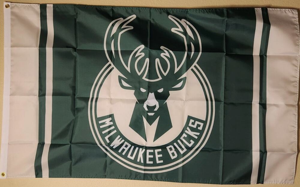 Milwaukee Bucks  NBA Flag